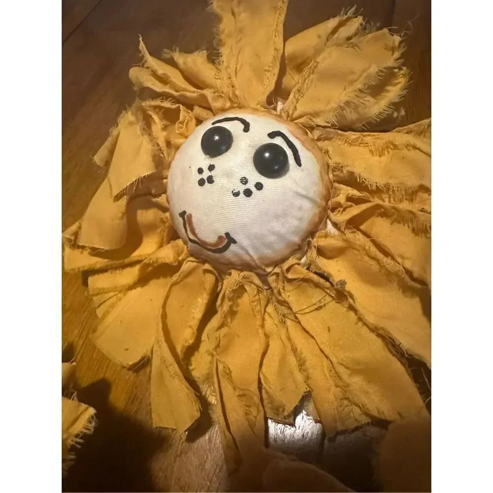 Handmade vintage yellow